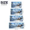 Snowy Mountain Cabin Garage Door Banner, Winter Wedding and Holiday Party Decor