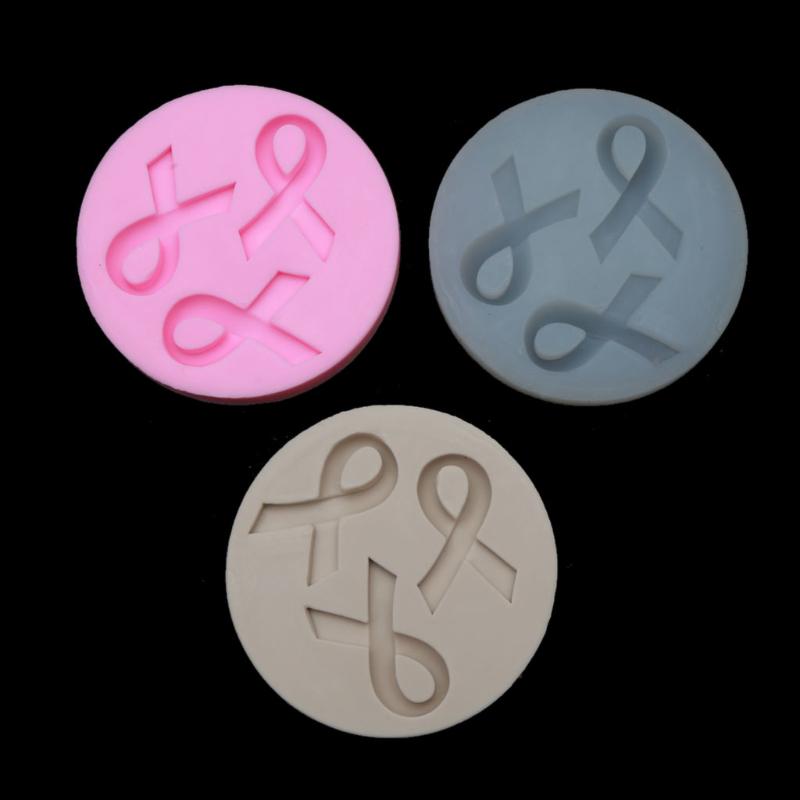 

AIDS Awareness Keychains Mold Silicone Ribbon Epoxy Resin Mold Jewelry Making Tools Colors Random