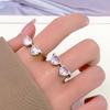 Interessanter Hip-Hop-Fingerring mit schrulligem Design, personalisierte Kreativität, Mini-Fingerbrillenring, verstellbare Öffnung, Fingerring für Paare