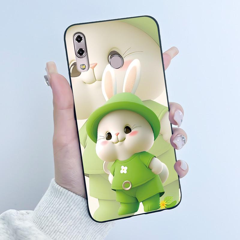 Für ASUS Zenfone 5 ZE620KL ZF620KL X00QD 5z ZS620KL Z01RD Hülle Luxus Süßes Liebes Kaninchen Lustig Schwarz Weiche TPU Silikon Rückseite