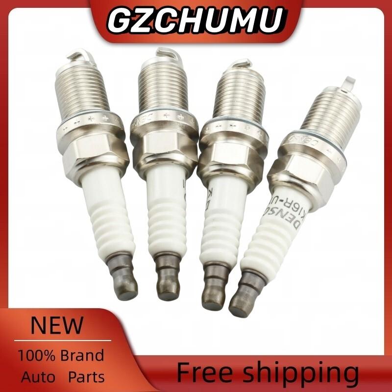 Set of 4  K16R-U11 Spark Plug 9091901164 for Toyota Celica MR2 Paseo Tacoma