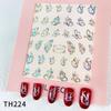 New Year Nail Art Stickers Bronzing Year of the Dragon Chinese Style Mahjong Cartoon Nail Stickers Decoration