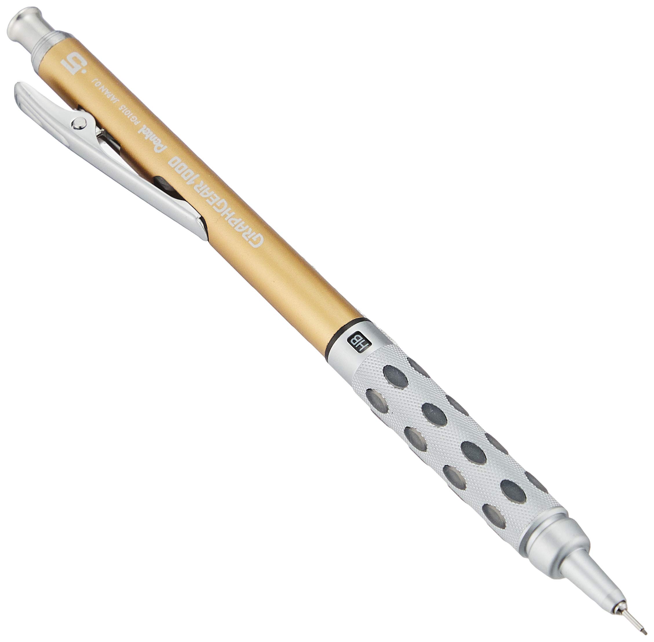 Pentel GraphGear 1000 Drafting Mechanical Limited Edition Color PG1015 Gold Pencil, 0.5mm