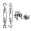 Wire Rope Clamp with Basket Bolt and Open Body Shackle