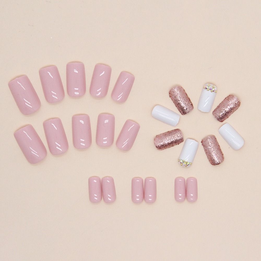 French False Nails Long Square Press On Nails New Fake Nials  DIY