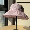 New Outdoor Versatile Wide-brimmed Women's Fisherman Hat, Elegant and Fashionable Beach Hat, Sun Protection Hat for Vacations and Outings