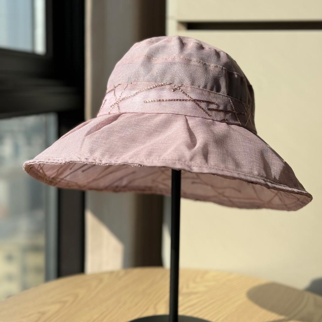 New Outdoor Versatile Wide-brimmed Women's Fisherman Hat, Elegant and Fashionable Beach Hat, Sun Protection Hat for Vacations and Outings