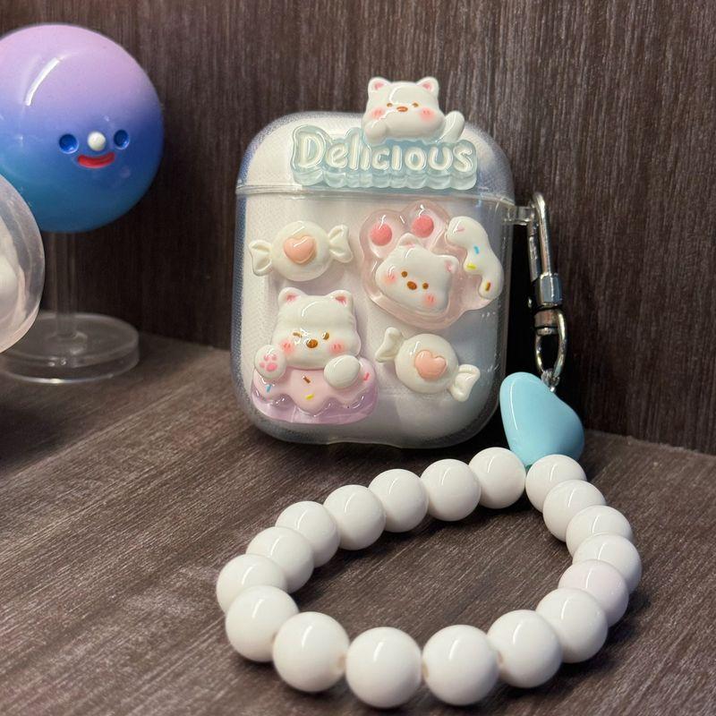 

Чехол для щенка вест-хайленд-вайт-терьера Милый чехол для TWS-наушников Vivotws3e Air Pro Нишевый стиль Iqootwsair2 Чехол для Bluetooth-наушников Молодежный Tws2e Мягкий чехол Neo vivo TWS 2/2e Dessert West Highland + Love chain