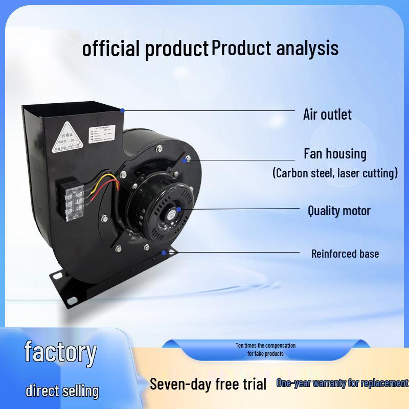 Customizable 380V Air Shower Room Centrifugal Fan Model 195/240