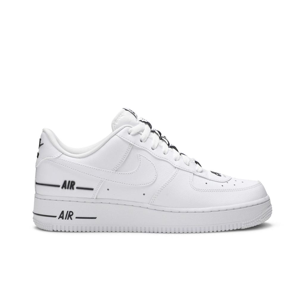 Nike Air Force 1 '07 LV8 'Added Air' (Unisex) White / White / Black Skateboard Shoes CJ1379 100