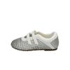 Faux leather mesh little white shoes women's 2025 spring new round head breathable board shoes platform casual sports moral training shoes