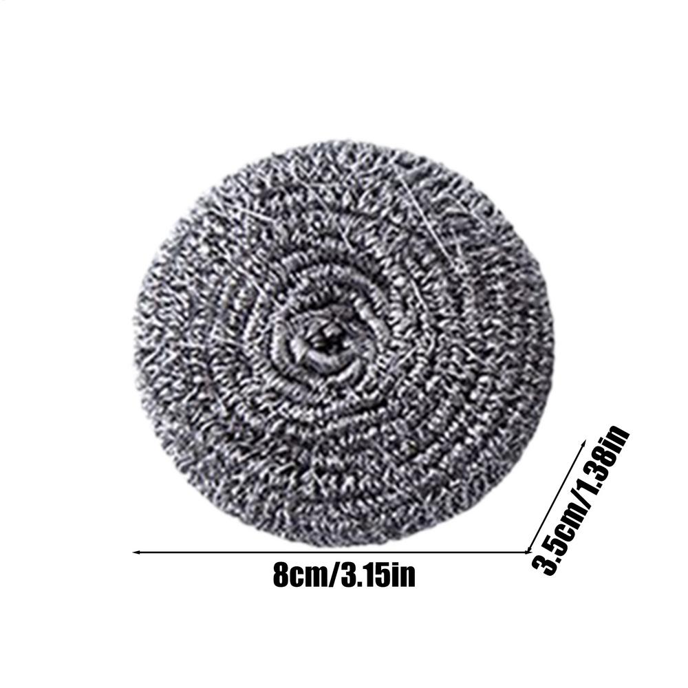

Stainless Steel Scrubber Ergonomic Utensil Cleaner 6 Pieces Scratch Resistant Stainless Steel Scrubber For Home Kitchen Sink