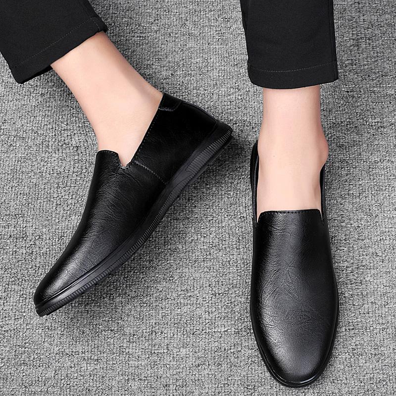 Mode Heißer Verkauf Loafer Herren Echtes Leder Herren Freizeitschuhe Männlich Bequemer Fahrschuh Leichte Sommer-Sneaker 2024 Herrenschuh
