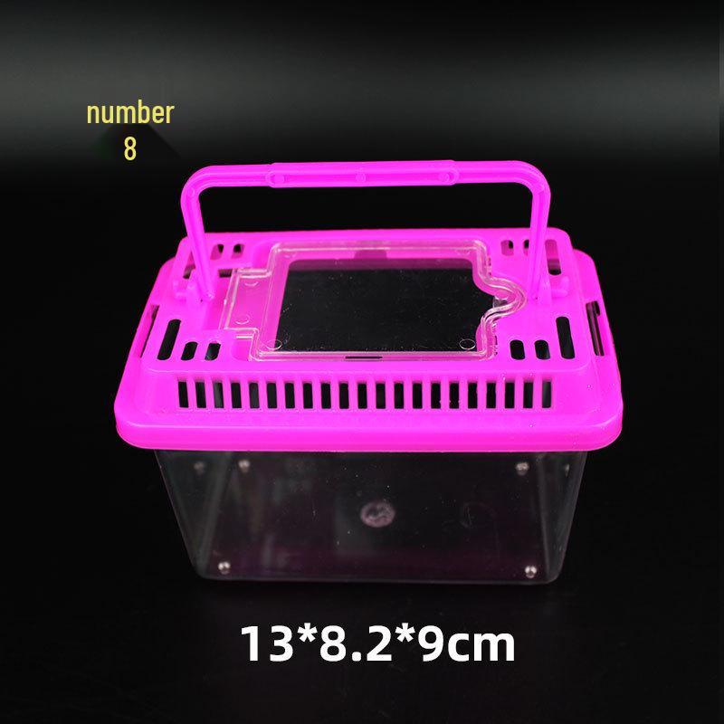 Портативный прозрачный пластиковый аквариум для золотых рыбок, петушков или черепах