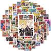 10/30/50pcs Small Size Mix Anime Jujutsu Kaisen Attack on Titan Aesthetic Poster Sticker Laptop Phone Decoration Sticker Kid Toy