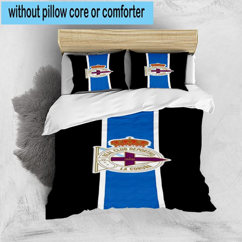 3PCS Deportivo Football Bedding Set,Including 1pc Duvet Cover And 2pcs Pillowcases Perfect for Bedroom, Dormitory, Fan Christmas gift