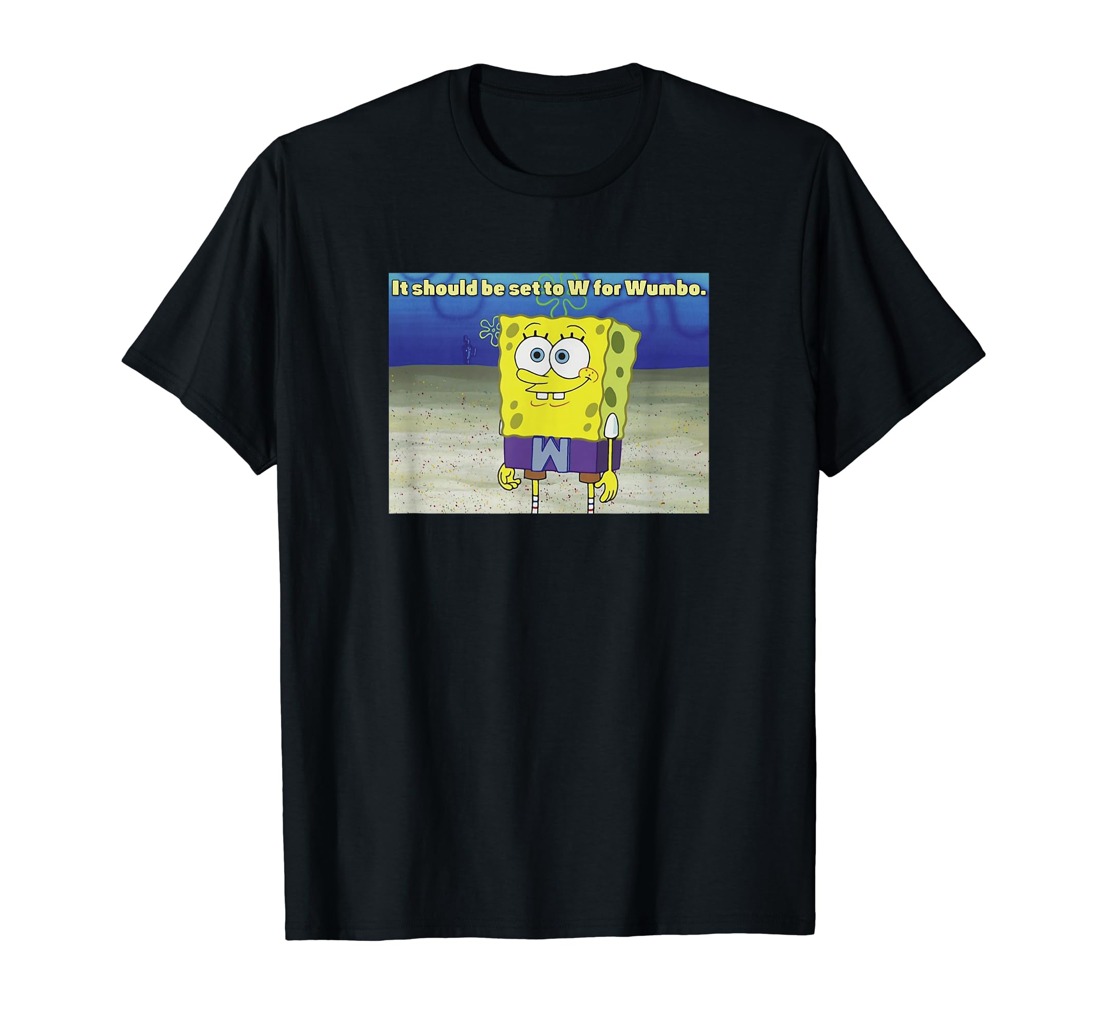 

Spongebob Squarepants Spongebob W Wumbo Clip T-Shirt
