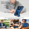 KEYSION Shockproof Armor Magnetic Case for iPhone 17 16 Plus Slide Camera Protect Kickstand Wireless Charging Phone Back Cover
