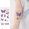 Ruikalong Cartoon Mermaid & Butterfly Glitter Tattoo Stickers for Children