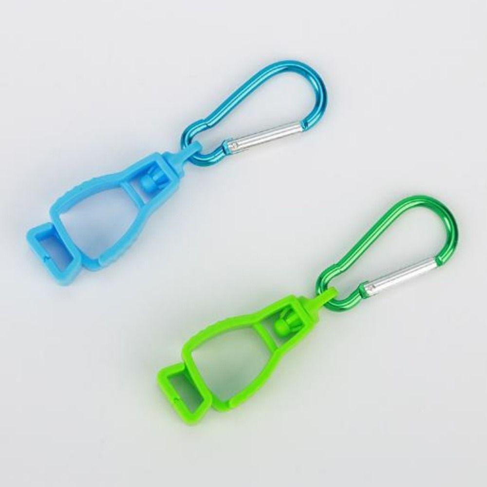 2pcs Safety Outdoor Gloves Clip Plastic Protective Gloves Clip Mountaineering Buckle Hat Clip