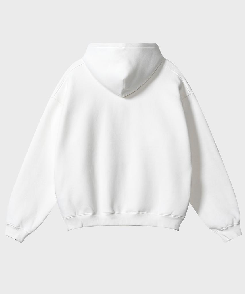 Sp Shadow Oversized Hoodie White