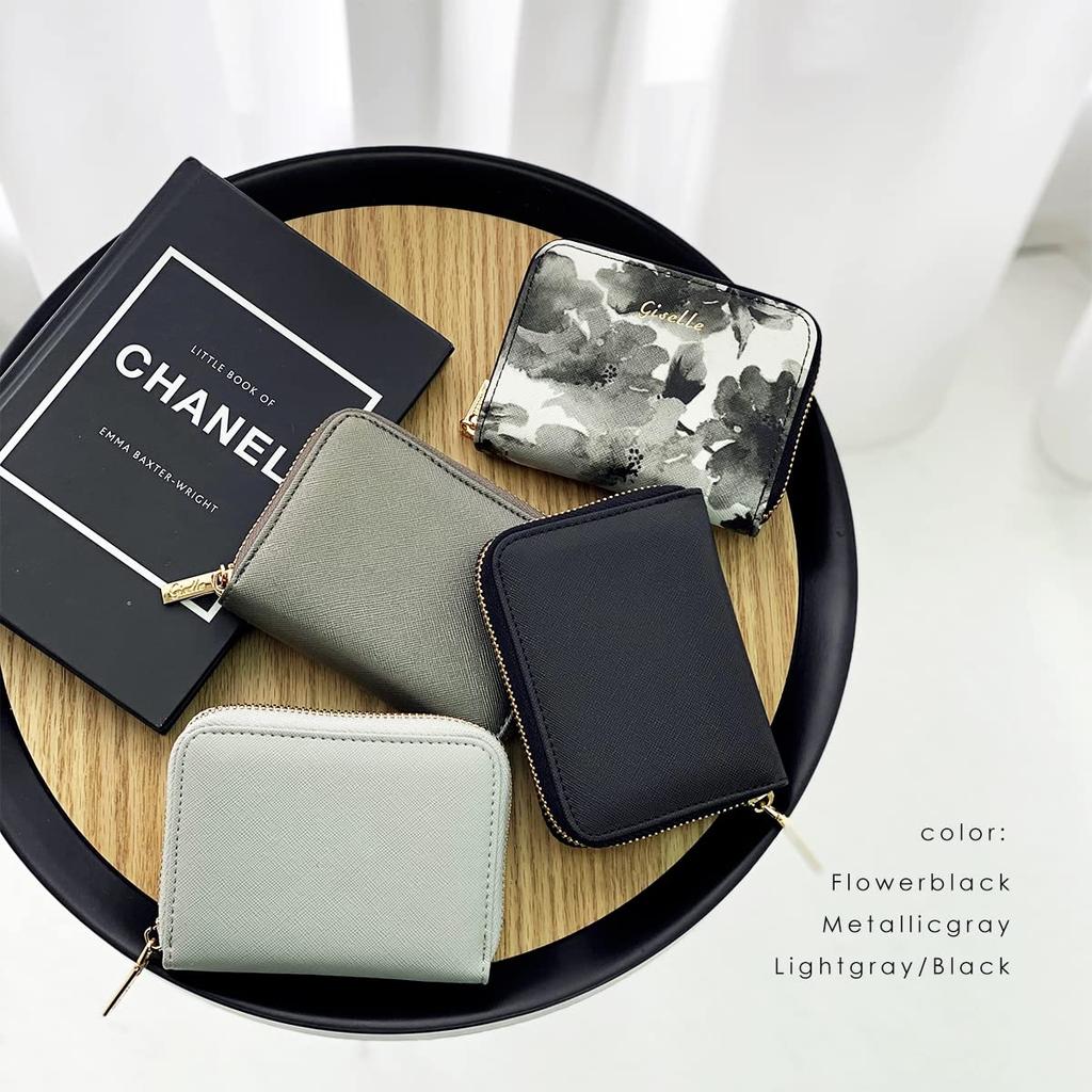 Gisele Mini Wallet, Card Case, Bill Holder, Large Capacity, Accordion-Style, Anti-Skimming, Card Slots, Coin Purse, for Men and Women, Available in