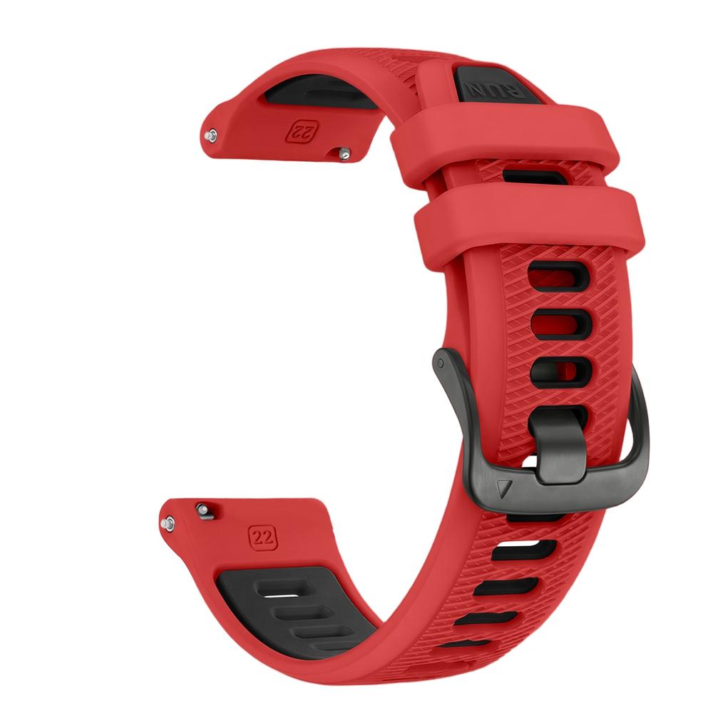 Two-tone Silicone Watch Strap For Garmin Forerunner 265 255 Music 570 47mm/Venu 4 3 2 45mm/Vivoactive 4 Watch SmartWatch bands