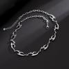 Trendy Men's Stainless Steel Irregular Metal Necklace with High-End Style