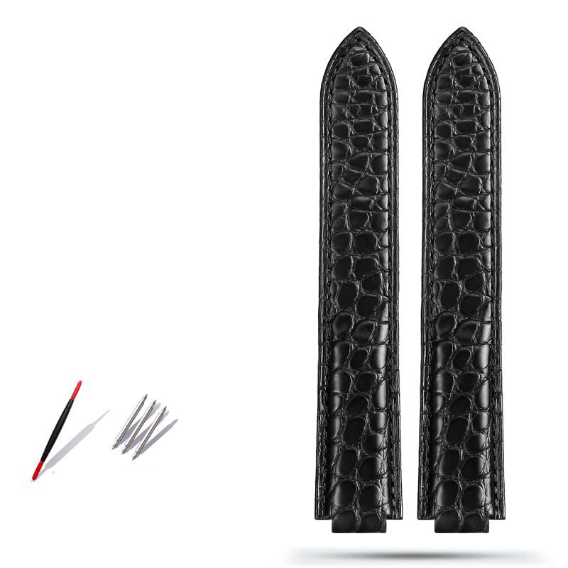 

Ремешок для часов из крокодиловой кожи для Cartier Blue Balloon WSBB0025 W69012Z4 18-11мм 20-12мм 22-14мм Выпуклый ремешок для часов мужской женский 22-14-mm