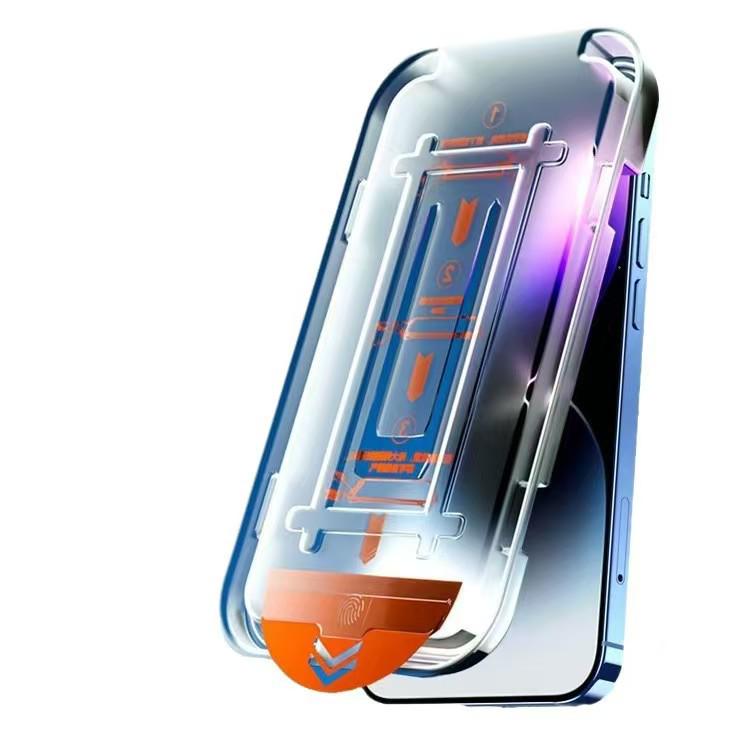 Instant-Applier Dust-Free Chamber for iPhone 16 Pro Max 17 Privacy Screen Protector and Dust Removal Tool