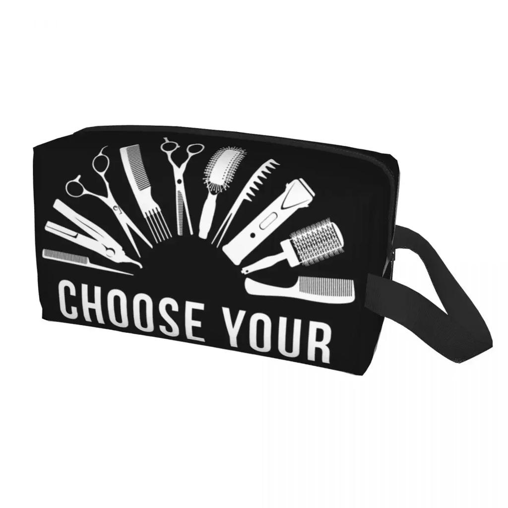 Hairstylist Toiletry Bag for Scissors Comb Makeup Cosmetic Organizer Ladies Beauty Storage Dopp Kit Box
