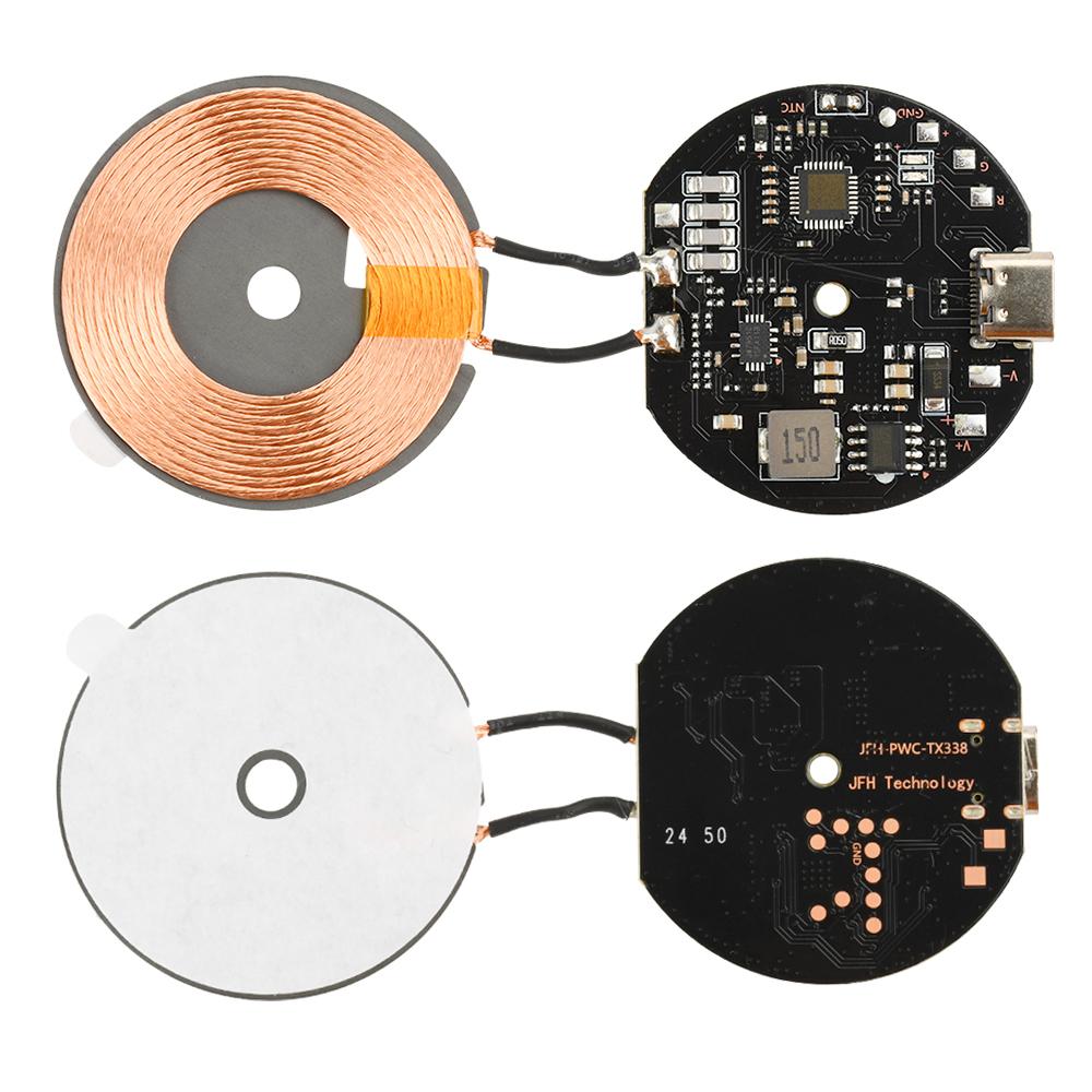 Moduł Nadajnika Płytka Drukowana Cewki 1W/11W/11W Typ-C 1V/9V/11V/11V/QC/PD Moduł Szybkiej Ładowarki Bezprzewodowej DIY PCBA