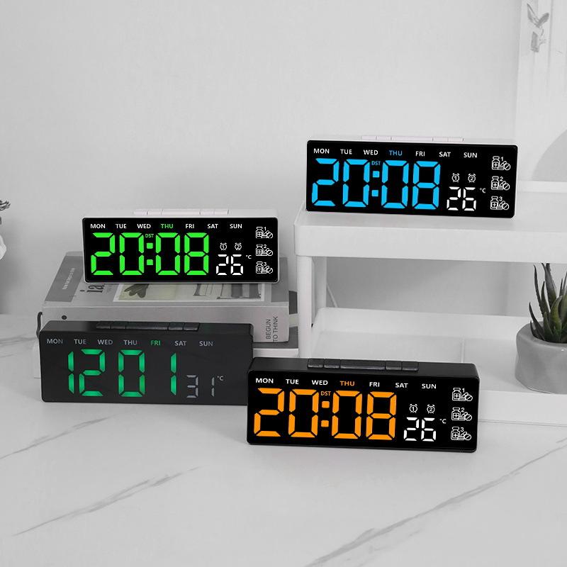 New Medicine Reminder Alarm Clock LED Multi-function Alarm Clock Simple Desktop Clock Temperature Display Alarm Clock