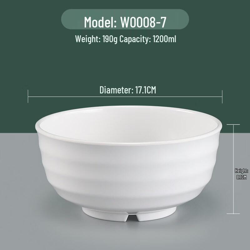 Yipan Chinese Style Melamine Ramen Bowl Set