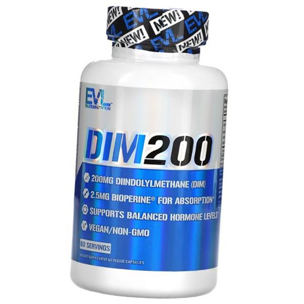 Diindolylmethane, DIM 200, Evlution Nutrition  60vegcaps (72385004)