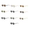Durability Round Metal Sunglasses with Scratch Resistant Lenses Baby Sunglasses Accessories for Day Wear