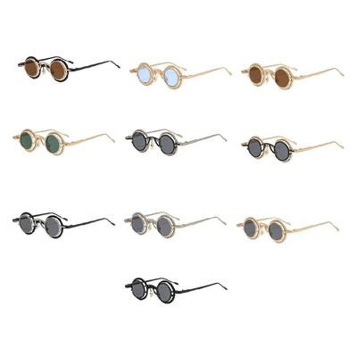 Durability Round Metal Sunglasses with Scratch Resistant Lenses Baby Sunglasses Accessories for Day Wear
