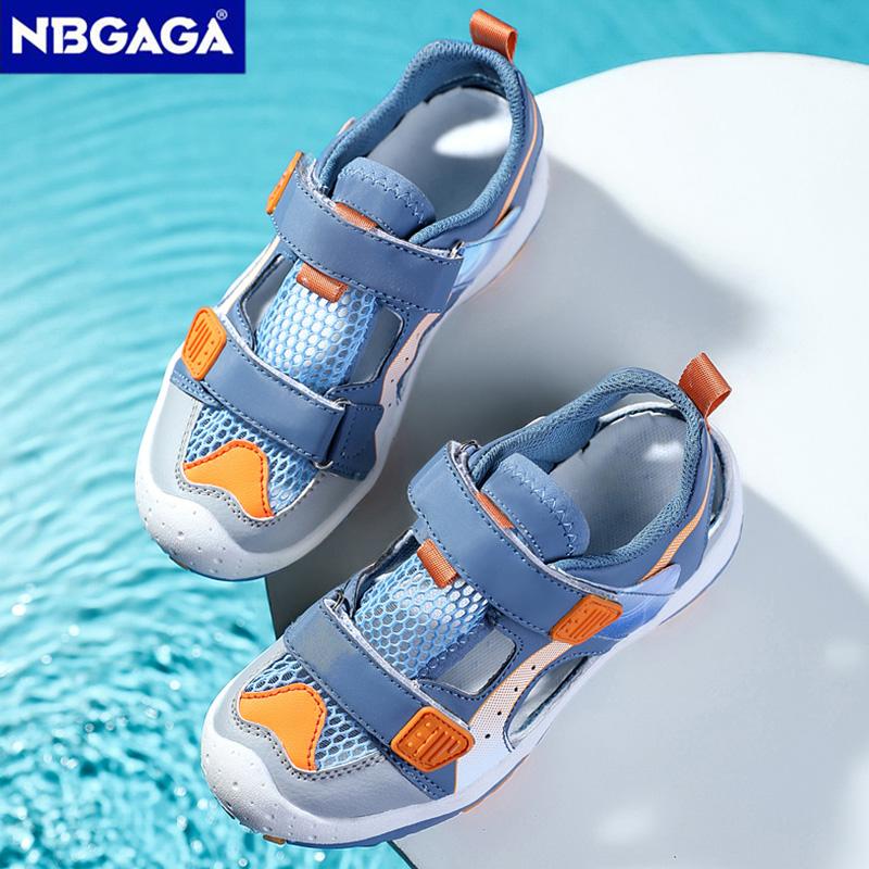 Atmungsaktive Sportsandalen für den Sommer für Kinder Jungen Outdoor Casual Strandschuhe Bequeme rutschfeste Kindermode-Sandalen