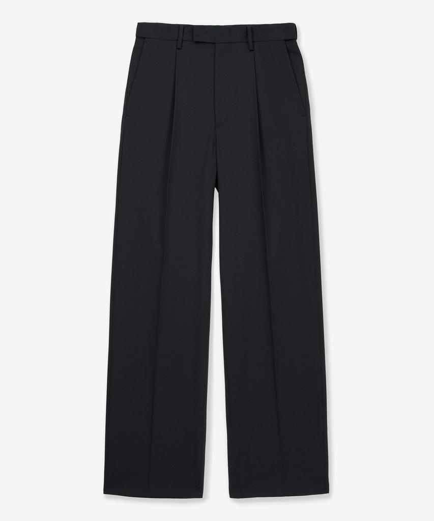 Tienjiti High Wool Blended Comfort Set-Up Pants (Black) Tnpa6E100Bk