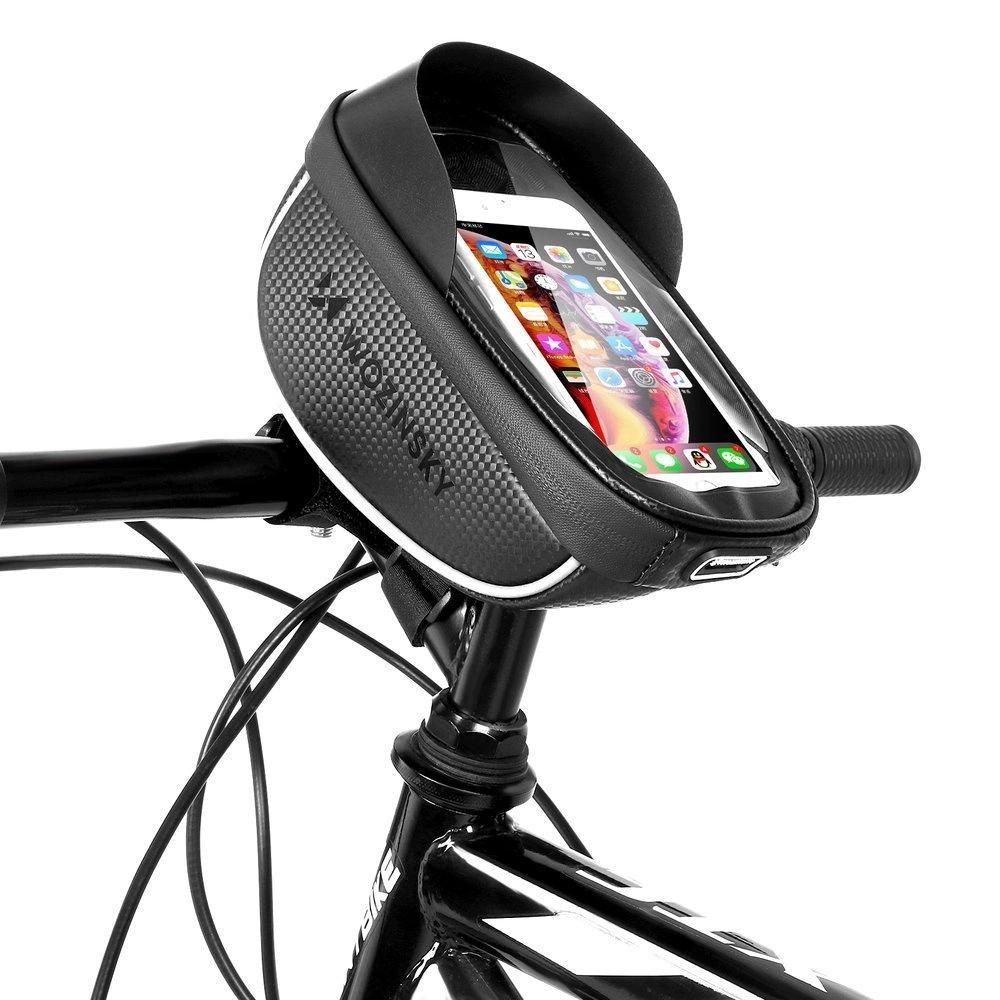 Wozinsky Bicycle Bag On Handlebar With Phone Case 1 L Black (Wbb16Bk)