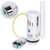 Brand New Dual Flush Valve Push Button Push Button Toilet Cistern White 1.5\" And 2\" ABS Adjustable Cistern Outlet