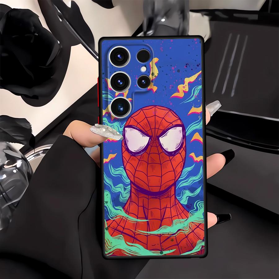 Case for Samsung Galaxy Note 20 Ultra 10+ S24 Plus S25 Ultra S21 S20 FE S23 FE S26 S22 Funda Back Phone Cover Marvel Comic