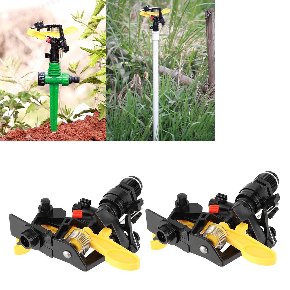 2Pcs Male Thread G1/2 Garden Lawn Rotating Irrigation Sprinkler Watering Sprayer Nozzle