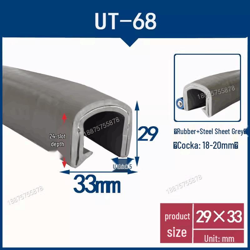 U-förmiger Kantenschutz aus Edelstahl & Kollisionsschutzleiste für Glas und Elektrokästen
