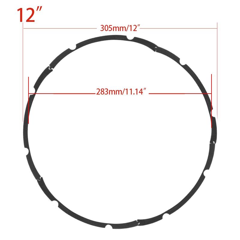 Rubber Ring Speaker Cloth Edge Repair Parts Speaker Surround Rubber Replacement Parts for Speaker Repair or DIY