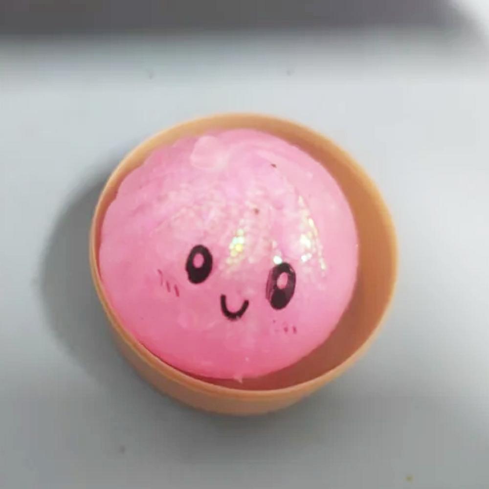 Găluște Caldă Scânteietoare Squishy Cu Cutie Găluște Senzorială Aburitor Mingi de Aluat Moi Pentru Decompresie Jucărie Fidget Ameliorarea Stresului Cadou
