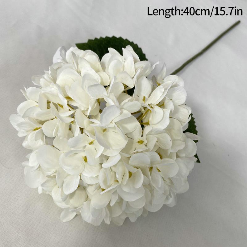 

40см Синяя Искусственная Гортензия Искусственные Ветки Гортензии Украшение Свадебный Букет Шелковые Цветы для Домашнего Праздничного Декора 1pc