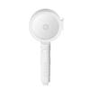 Bathroom White Handheld Supercharged Shower Water Filter Nozzle Household One-Click Stop Water
