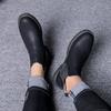 Men Chelsea Boots Plush Fur Mens Boots Leather Footwear Mens Chelsea Boots