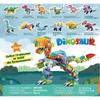 Dinosaur World Collectible Building Blocks With Interlocking Pieces For Children